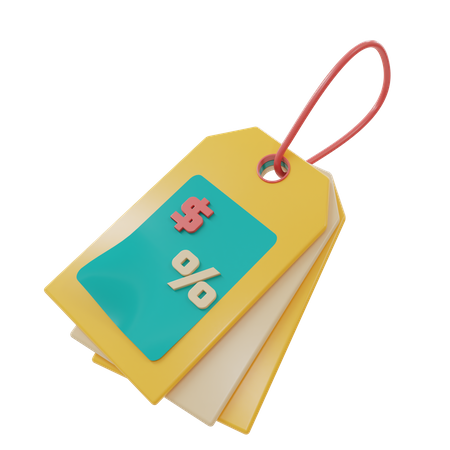 Price Tags  3D Illustration