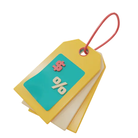 Price Tags  3D Illustration