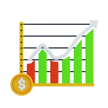 Price Trends  3D Icon