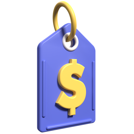 Pricetag  3D Icon