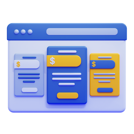 Pricing  3D Icon