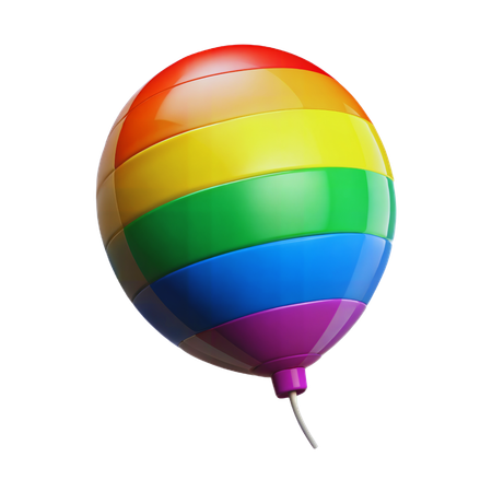 Pride Balloon  3D Icon