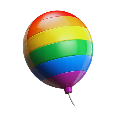 Pride Balloon  3D Icon