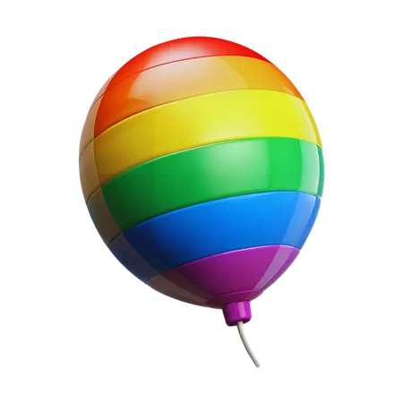 Pride Balloon  3D Icon