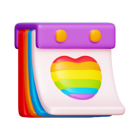 Pride Calendar  3D Icon
