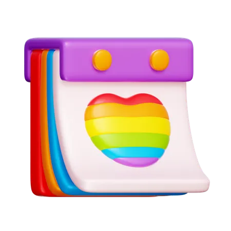 Pride Calendar  3D Icon