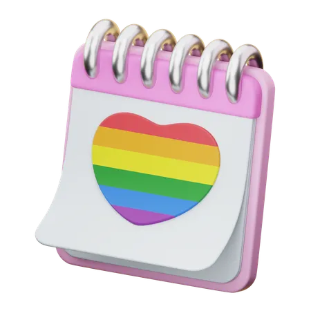 Pride Calender  3D Icon