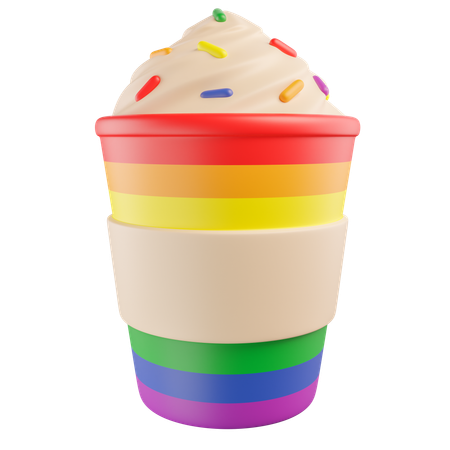 Pride Coffee  3D Icon