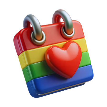 Pride Date  3D Icon