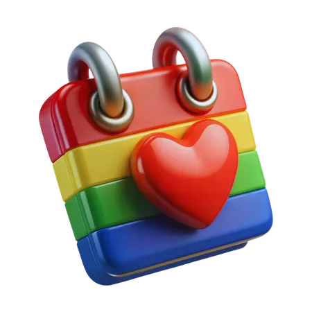 Pride Date  3D Icon