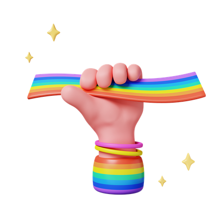 Pride Empowerment With Colorful  3D Icon
