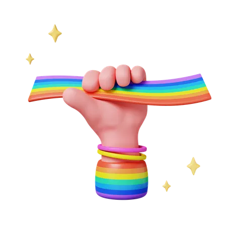 Pride Empowerment With Colorful  3D Icon