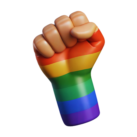 Pride Fist  3D Icon