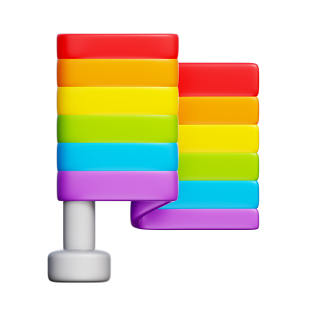 Pride Flag  3D Icon