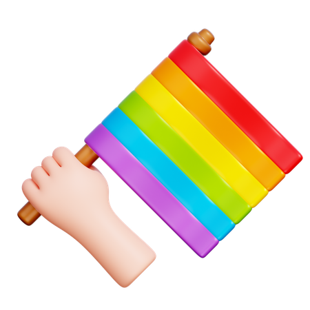Pride Flag  3D Icon