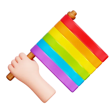Pride Flag  3D Icon