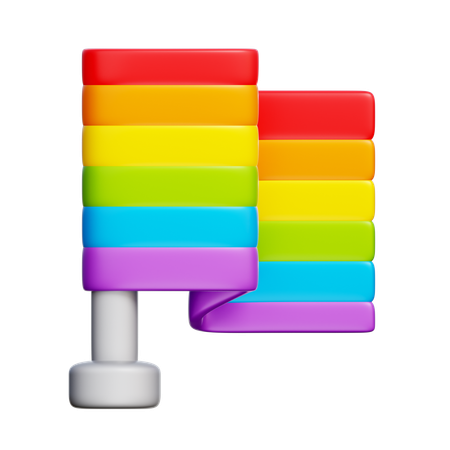 Pride Flag  3D Icon