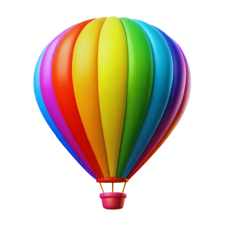 プライド熱気球  3D Icon