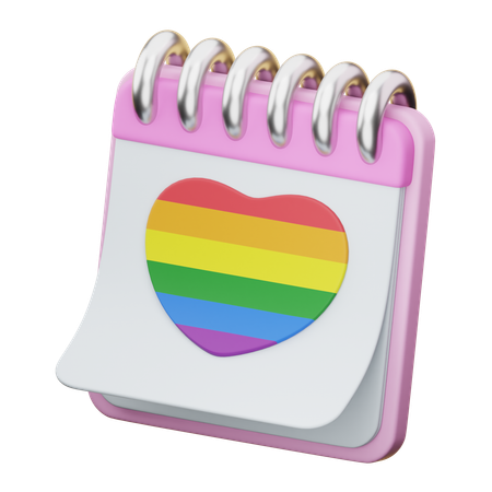Pride-Kalender  3D Icon