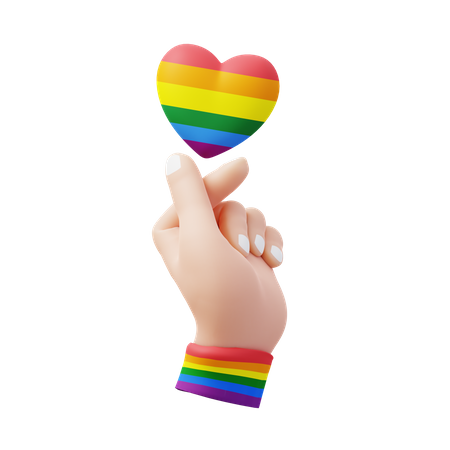 Pride Love  3D Icon