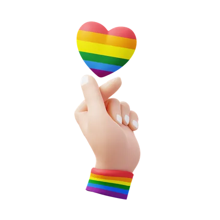 Pride Love  3D Icon