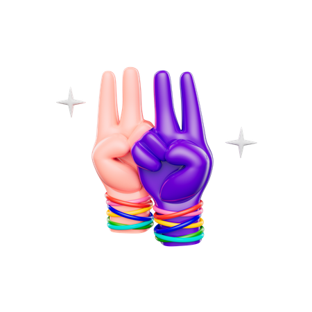 Pride Love  3D Icon