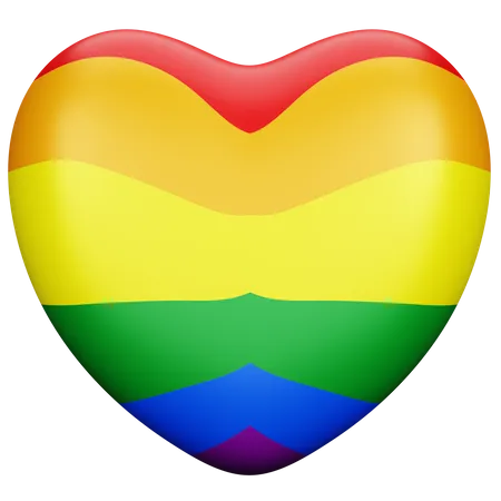 Pride Love 3D Illustration