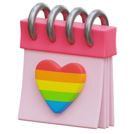 Pride Month  3D Illustration