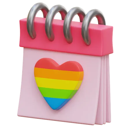 Pride Month  3D Illustration