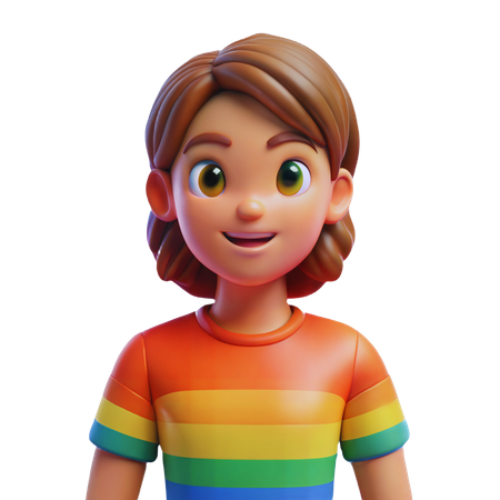 Pride Person  3D Icon