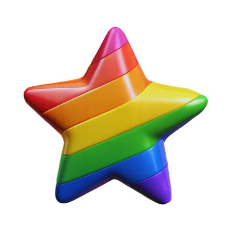 Pride Star  3D Icon