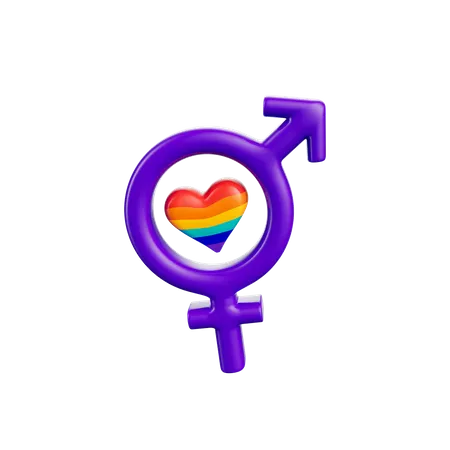 Pride Symbol 3D Icon