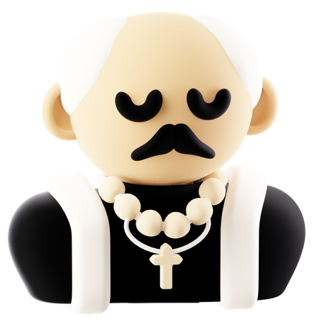 Priest  3D Icon