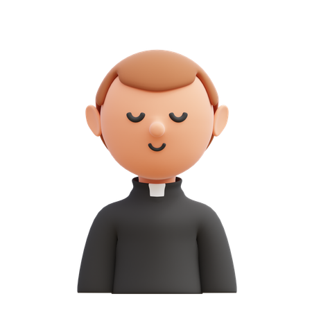 Priest  3D Icon