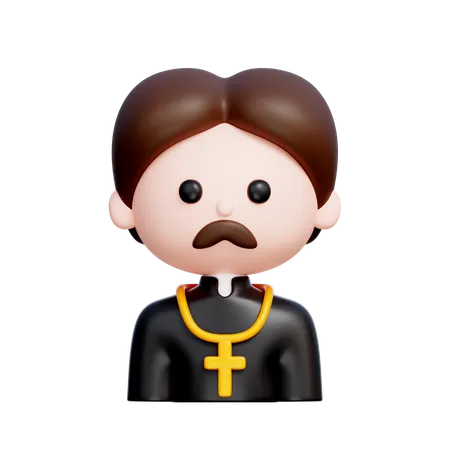 Priest  3D Icon