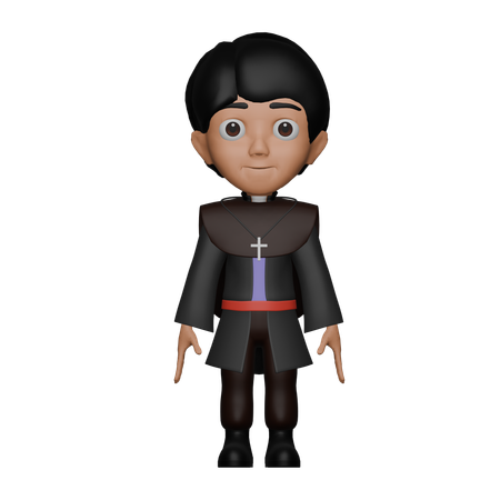 Priest  3D Icon