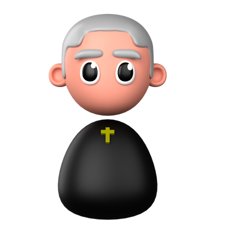Priest  3D Icon
