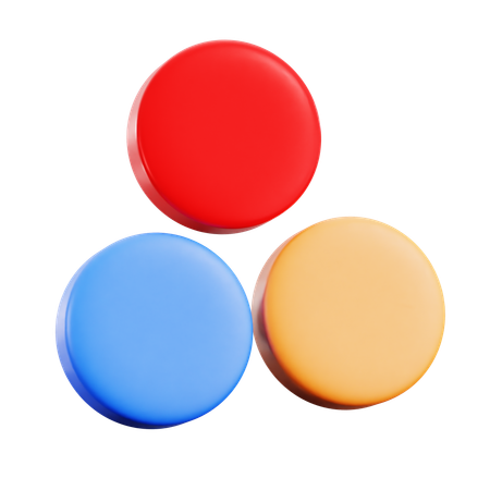 Primary Color  3D Icon