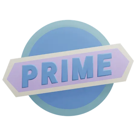 Prime Badge  3D Icon