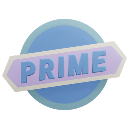 Prime Badge  3D Icon