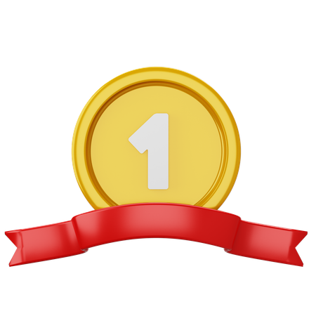 Primeira medalha  3D Icon