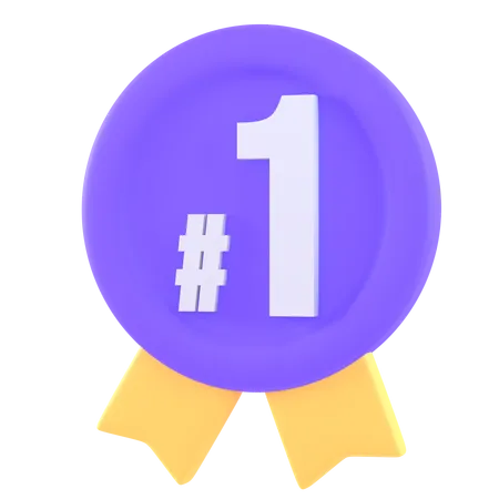 Primeira medalha  3D Icon