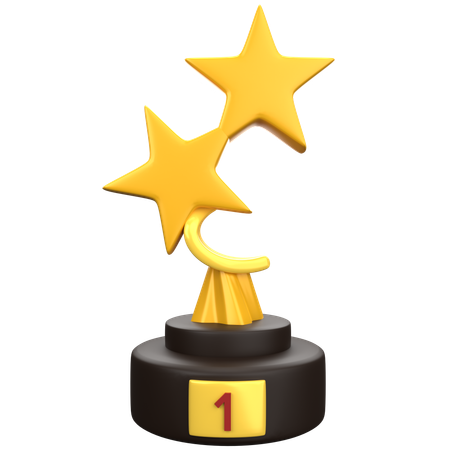 Primeiro troféu  3D Icon