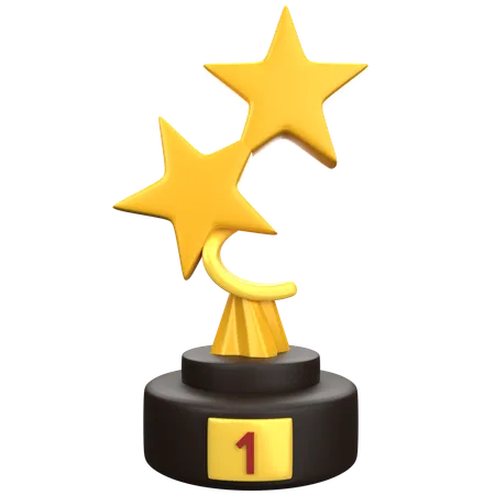 Primeiro troféu  3D Icon