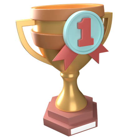 Primeiro troféu  3D Icon