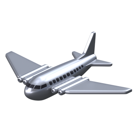 Primer vuelo en jet comercial  3D Icon