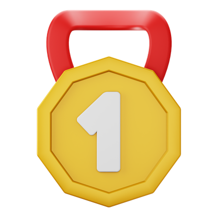 Primera medalla  3D Icon