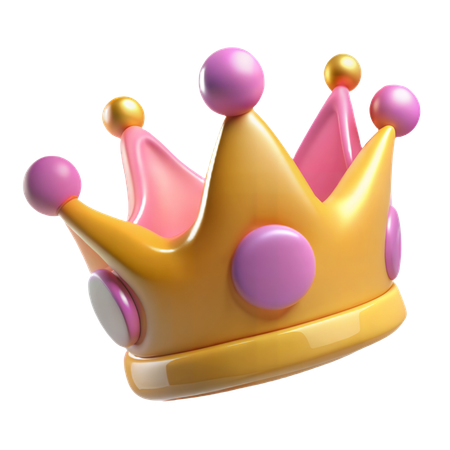 Coroa de princesa  3D Icon