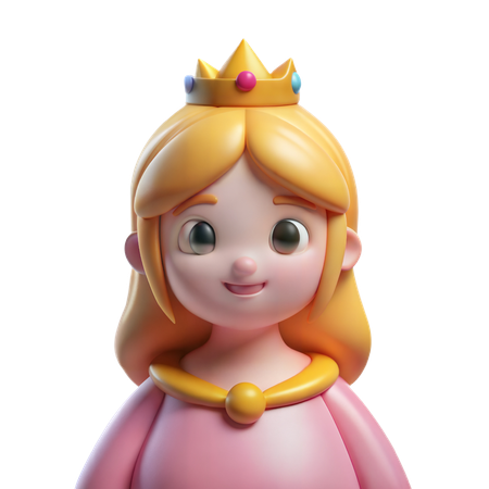 Princess  3D Icon