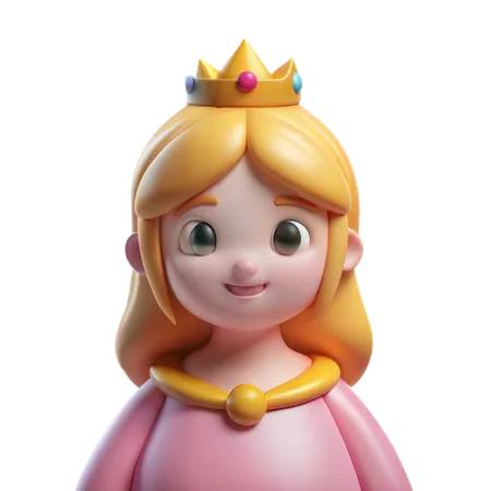 Princess  3D Icon